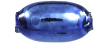 Acorn 11 mm - shiny blue (30 pcs)