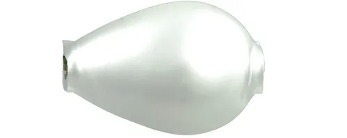F218 - pear - matt white (30 pcs)