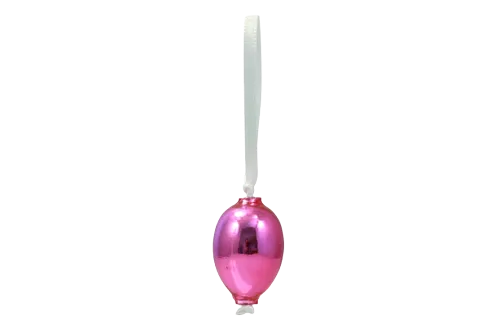 Colorful egg on a ribbon