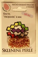 Rauta triple 4 mm - shiny gold (60 pcs) (1)