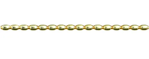 Keys - acorn 7mm - shiny yellow (12 pcs)