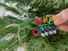 Christmas ornament Locomotive (1)