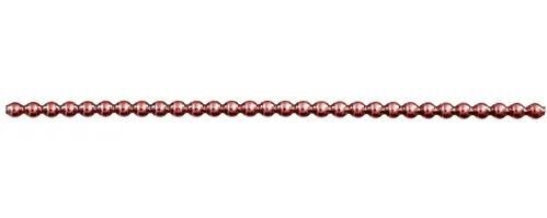 Keys - round 4mm - shiny pink (12 pcs)