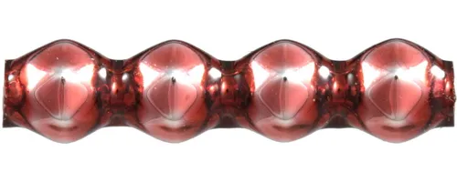 Rautta square 4 mm - shiny pink (60 pcs)