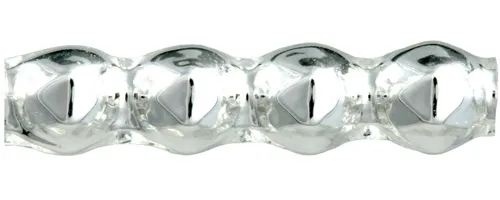 Rautta square beads 4 mm - silver (60 pcs)