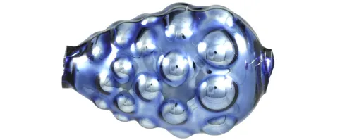 F336 - raspberry - gloss blue (6 pcs)