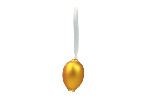 Colorful egg on a ribbon