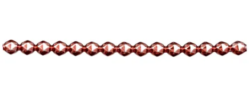 Keyrings - 8mm - shiny pink (6 pcs)