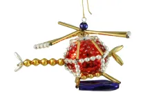 Helicopter - Christmas tree ornament