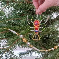 Crayfish - Christmas tree ornament (1)