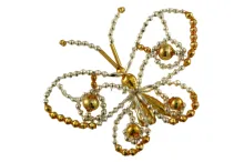 Butterfly on a clip - Christmas tree ornament