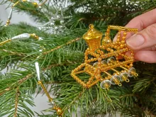 Christmas ornament Locomotive (2)