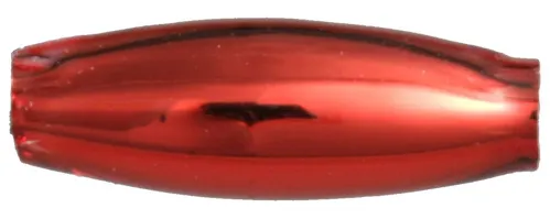 Oats 8 mm - shiny red (60 pcs)