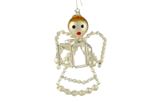 Angel with a book - Christmas tree ornament