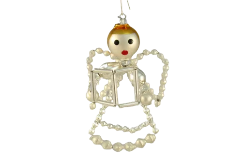Angel with a book - Christmas tree ornament