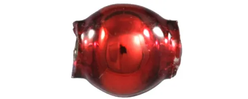 Round bead - 4 mm - shiny red (60 pcs)