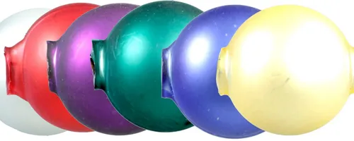 Round bead - 20 mm - matte mix of colors (3 pcs)