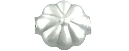 F329 - flower - matte white (12 pcs)