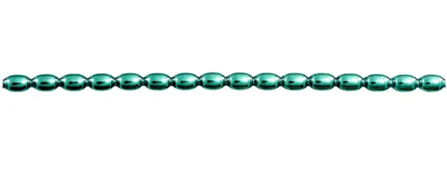 Keys - acorn 7mm - shiny blue (12 pcs)