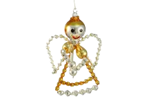 Angel with a candle - Christmas tree decoration