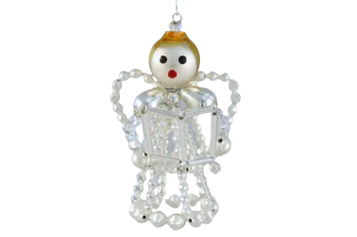 Angel with a book - Christmas tree ornament