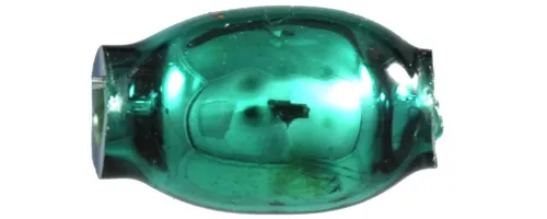 Acorn 7 mm - shiny green (60 pcs)