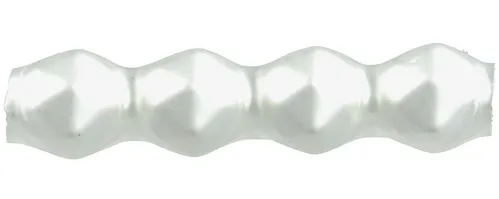 Rautta square 4 mm - matt white (60 pcs)