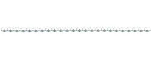 Keys - 5mm - matt white (12 pcs)