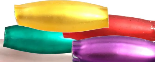 Oats 8 mm - matte mix of colors (60 pcs)