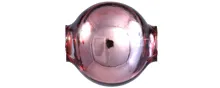 Round bead - 10 mm - shiny pink (30 pcs)