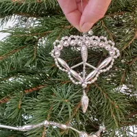 Heart - Christmas tree ornament (1)