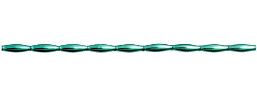 Keys - oats 12mm - shiny green (12 pcs)
