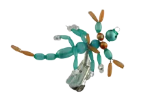 Christmas ornament Scorpio on a clip