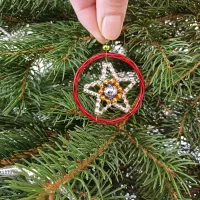 Star in Bengali - Christmas tree ornament (1)