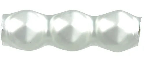 Rauta triple 4 mm - matt white (60 pcs)