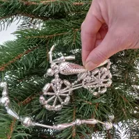 Christmas ornament - Motorcycle (1)