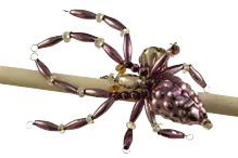 Spider on a stick - Christmas tree ornament