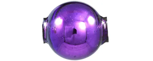 Round bead - 20 mm - shiny purple (3 pcs)