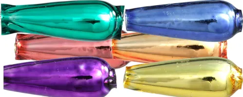 F282 - pear 16 mm - gloss mixed colors (30 pcs)