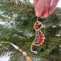 Christmas ornament Seahorse (1)