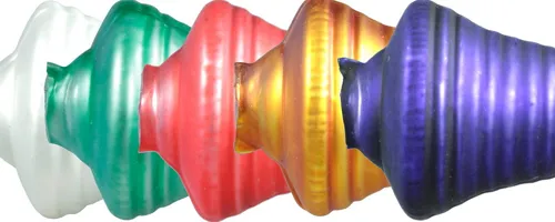 F273 - bell - matte mix of colors (6 pcs)
