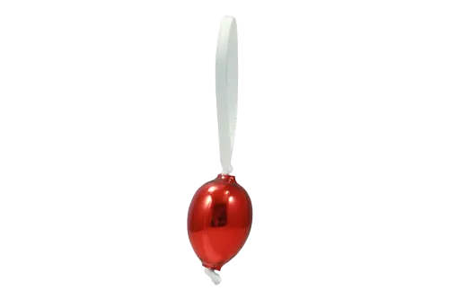 Colorful egg on a ribbon
