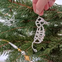 Christmas ornament Seahorse (1)