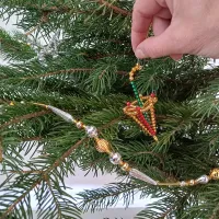 Umbrella - Christmas tree ornament (1)