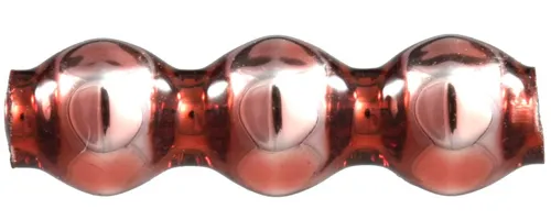 Rauta triple 4 mm - shiny pink (60 pcs)