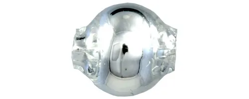 Round bead - 5 mm - silver (60 pcs)