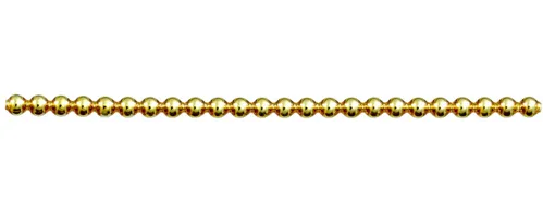 Keys - round 5mm - shiny yellow (12 pcs)