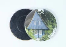 Magnet kulatý - Poniklá - roubenka