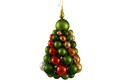 Christmas tree - beaded ornament