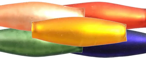 Oats 12 mm - matte mix of colors (60 pcs)